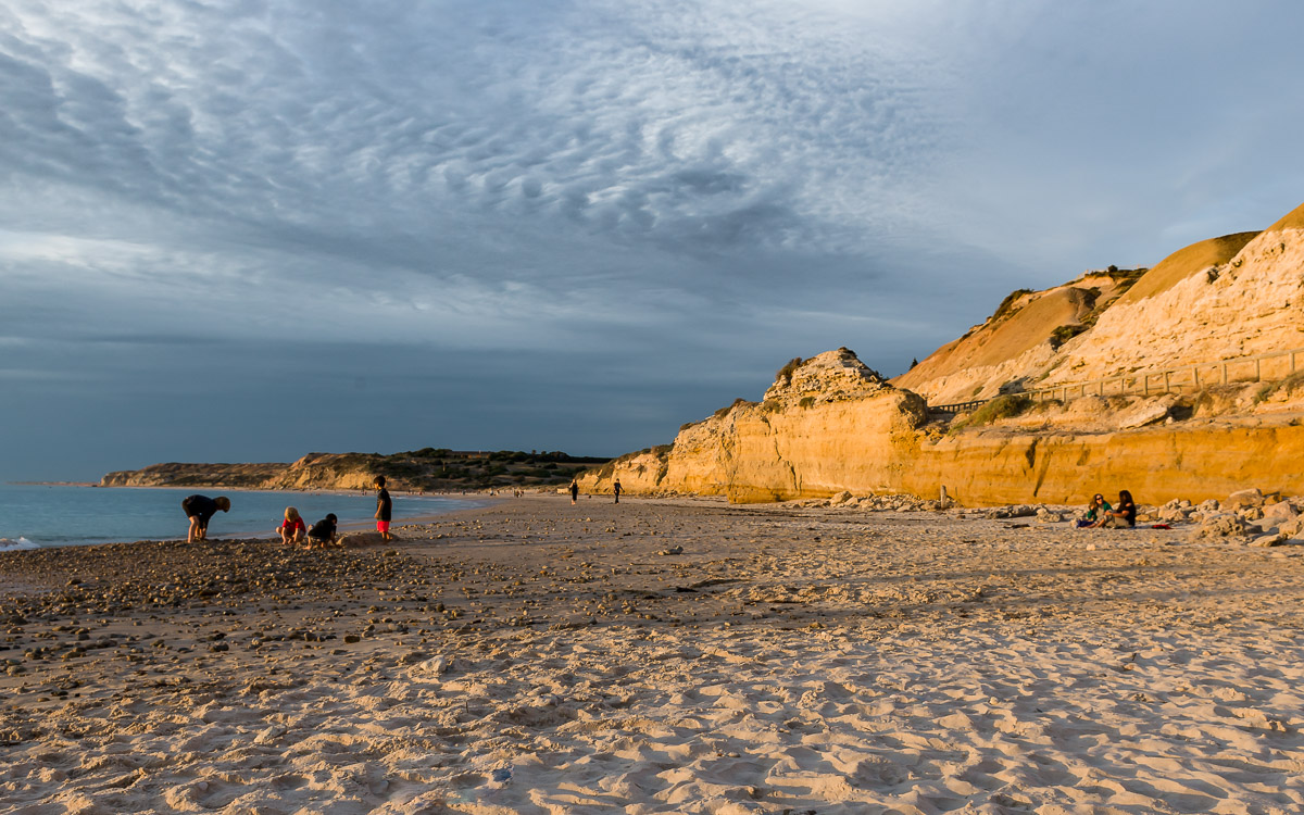 sunset passion project at Adelaide beach