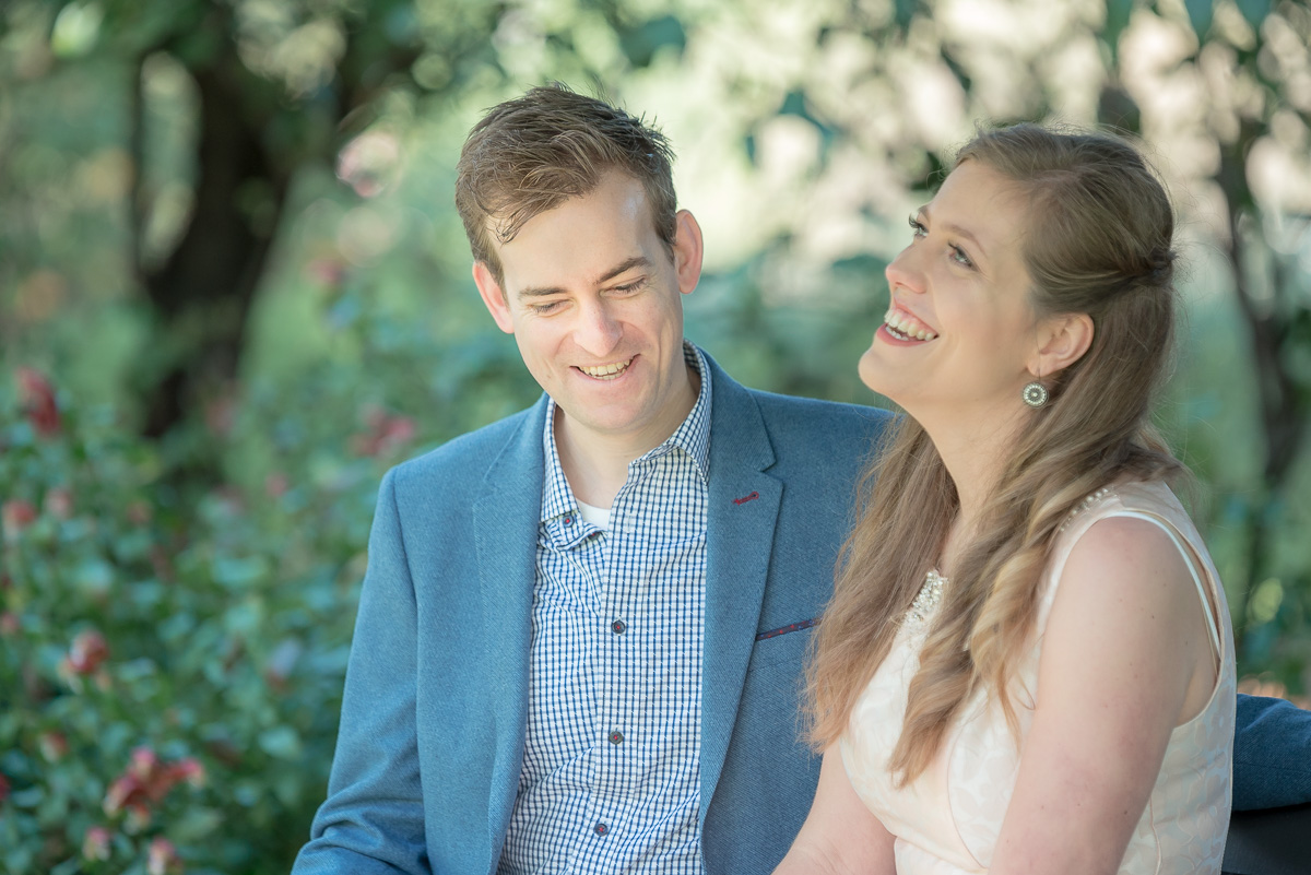 happy couple engagement photos