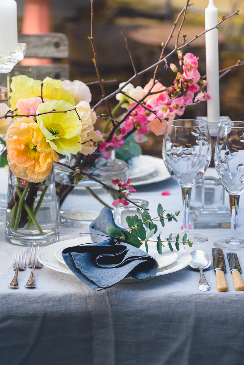 table flowers and styling by Adelaide florist Twig
