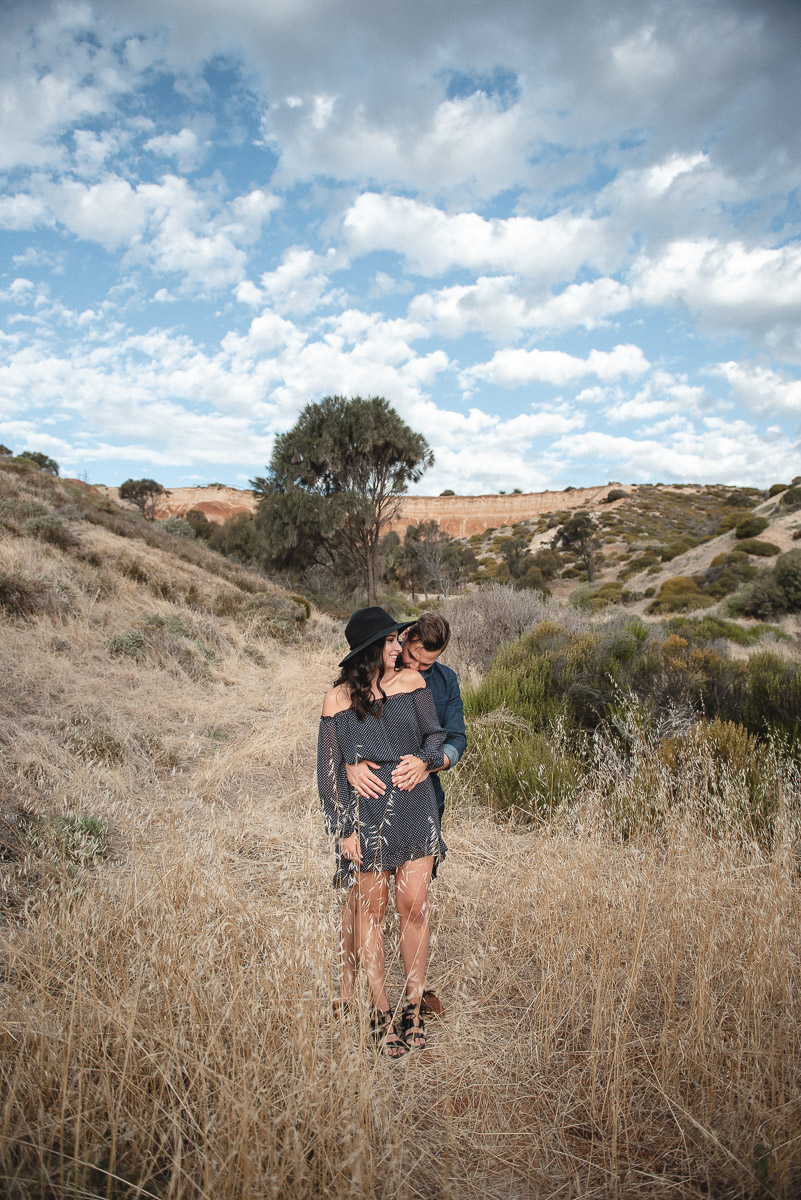 beautiful views in Hallett Cove for pre wedding photos