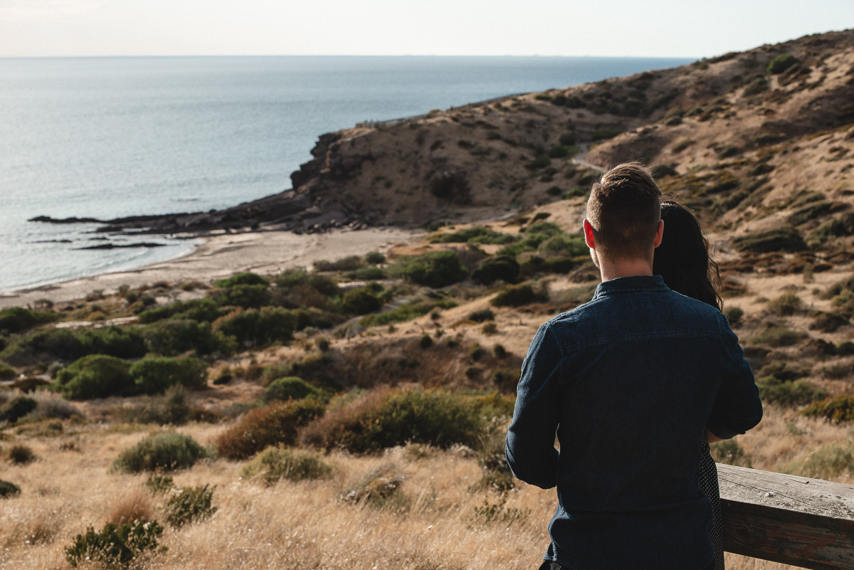 the view of hallett cove