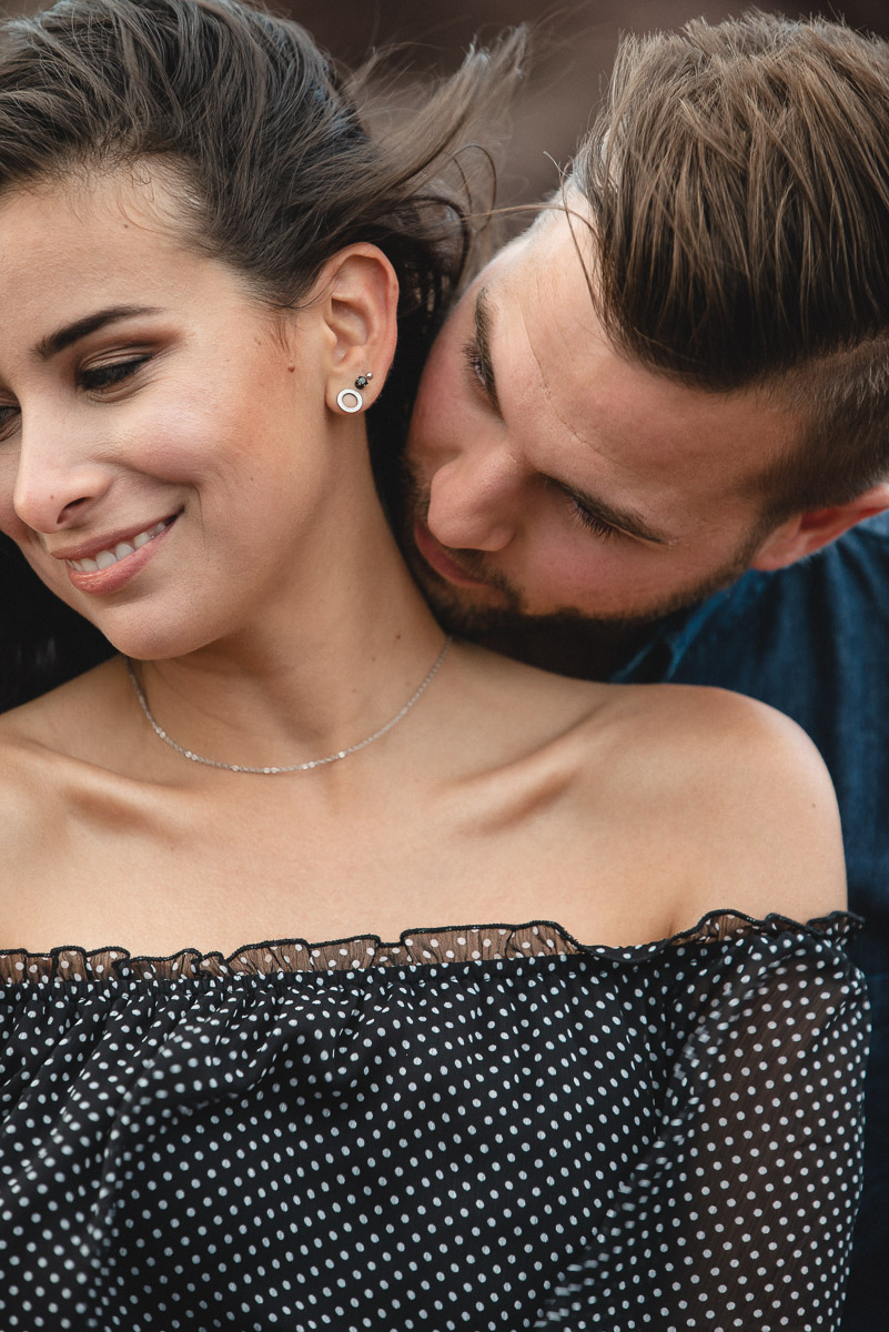 Engaged couple at Hallett Cove