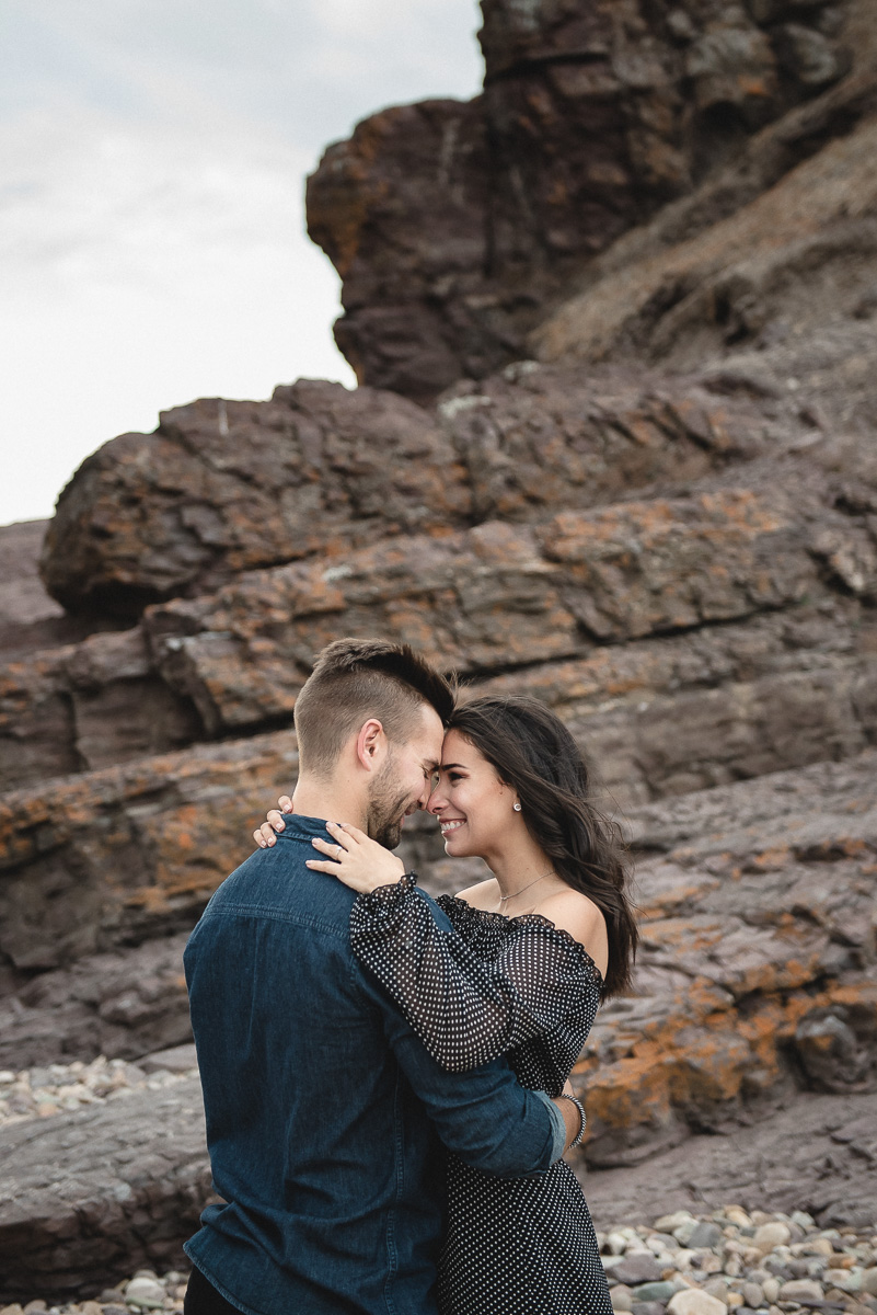 engagement photoshoot at Hallett Cove Beach