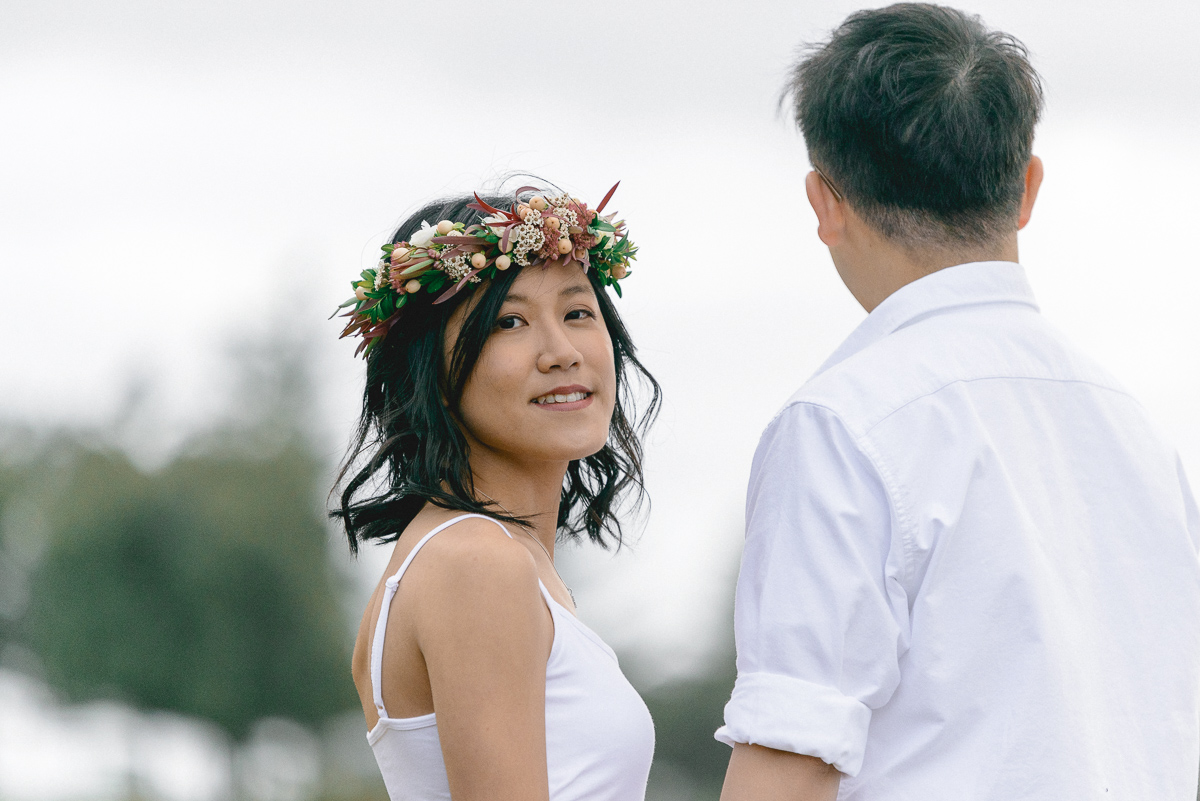 Beautiful bride to be in pre wedding photos