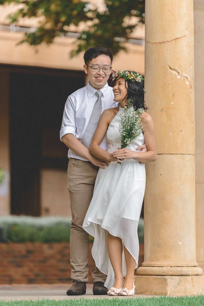 fun and laughter in pre wedding photos