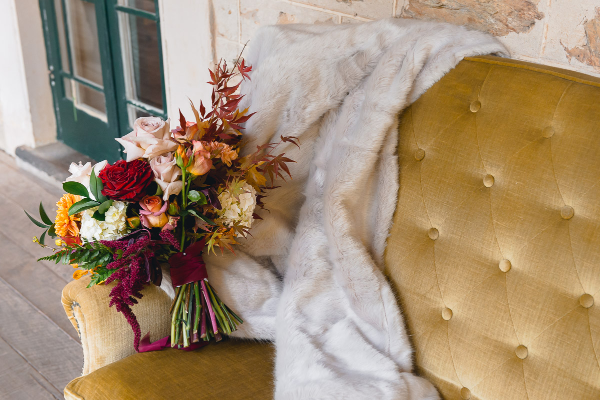 vintage styling for autumn wedding