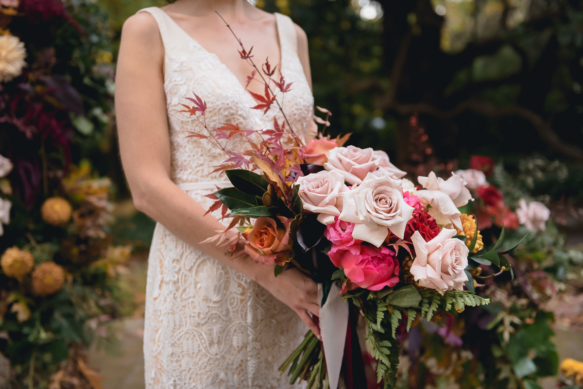autumn bridal bouquet