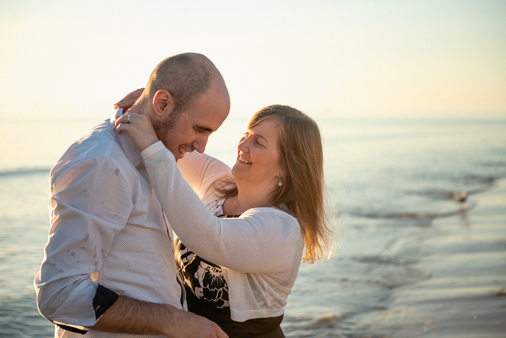 sunshine for grange beach engagement session