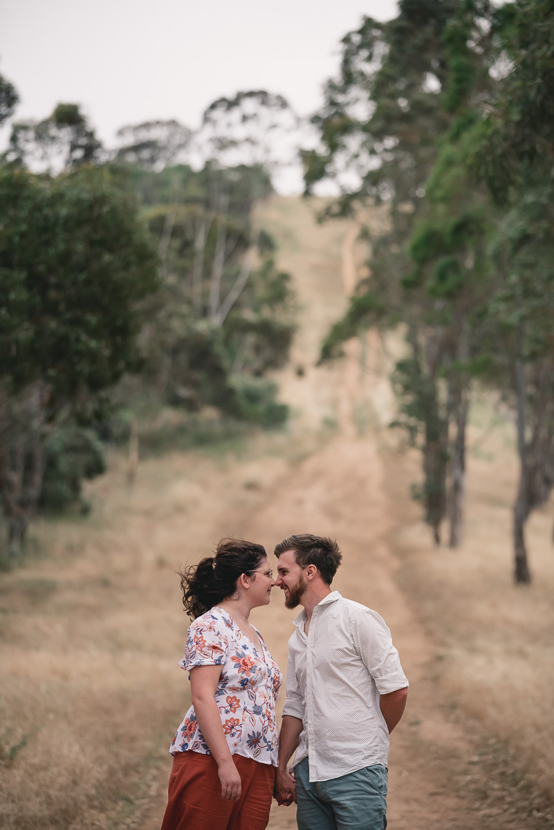 couple at Mount Osmond for sunset photography