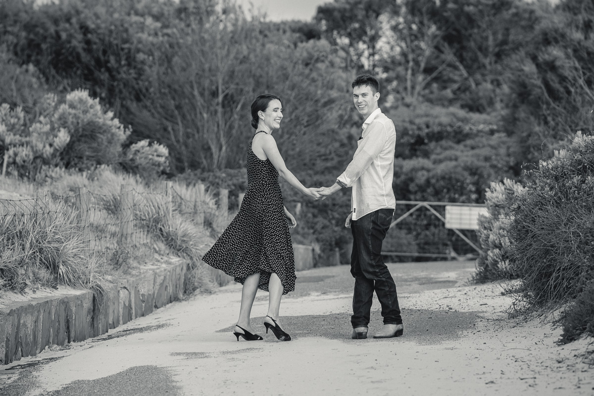 Engagement session with Ashleigh & Tristan by Wilson & Lewis Photography