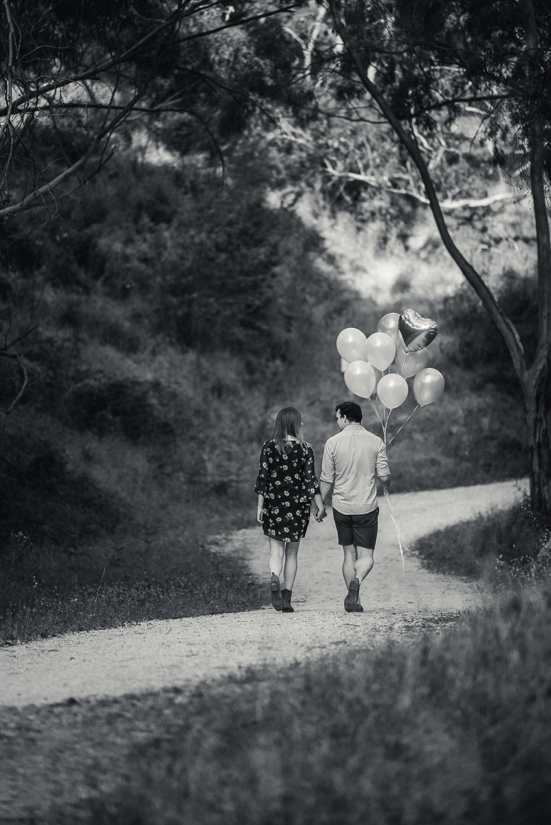 Bec and Stefan - waterfall gully - Wilson & Lewis Photography