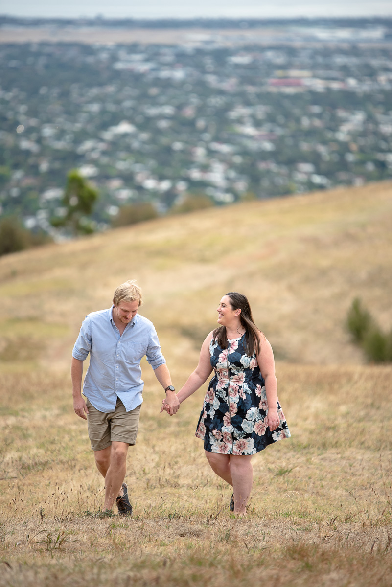 Engagement photos with Lauren and Aaron at Glen Osmond - Wilson & Lewis Photography