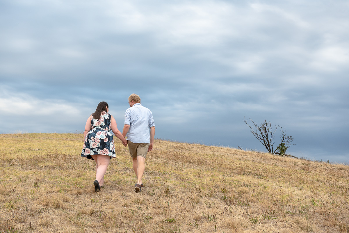 Engagement photos with Lauren and Aaron at Glen Osmond - Wilson & Lewis Photography