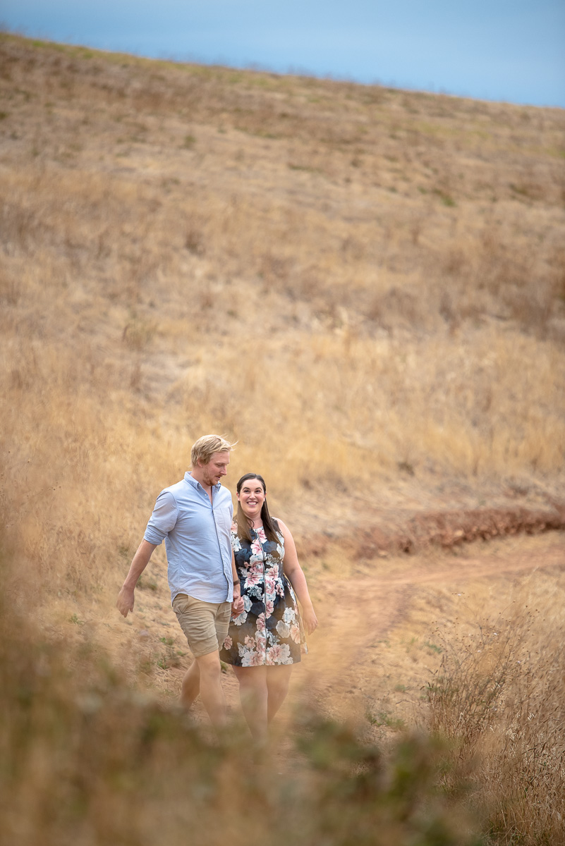 Engagement photos with Lauren and Aaron at Glen Osmond - Wilson & Lewis Photography