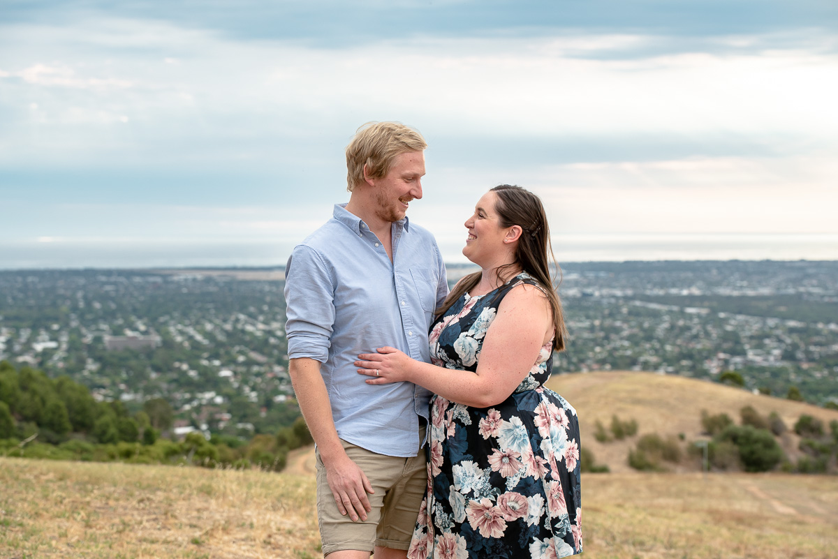 Engagement photos with Lauren and Aaron at Glen Osmond - Wilson & Lewis Photography