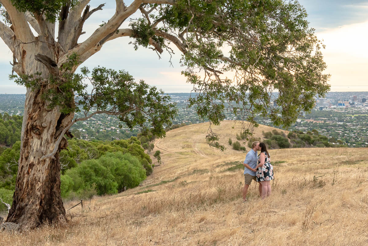 Engagement photos with Lauren and Aaron at Glen Osmond - Wilson & Lewis Photography