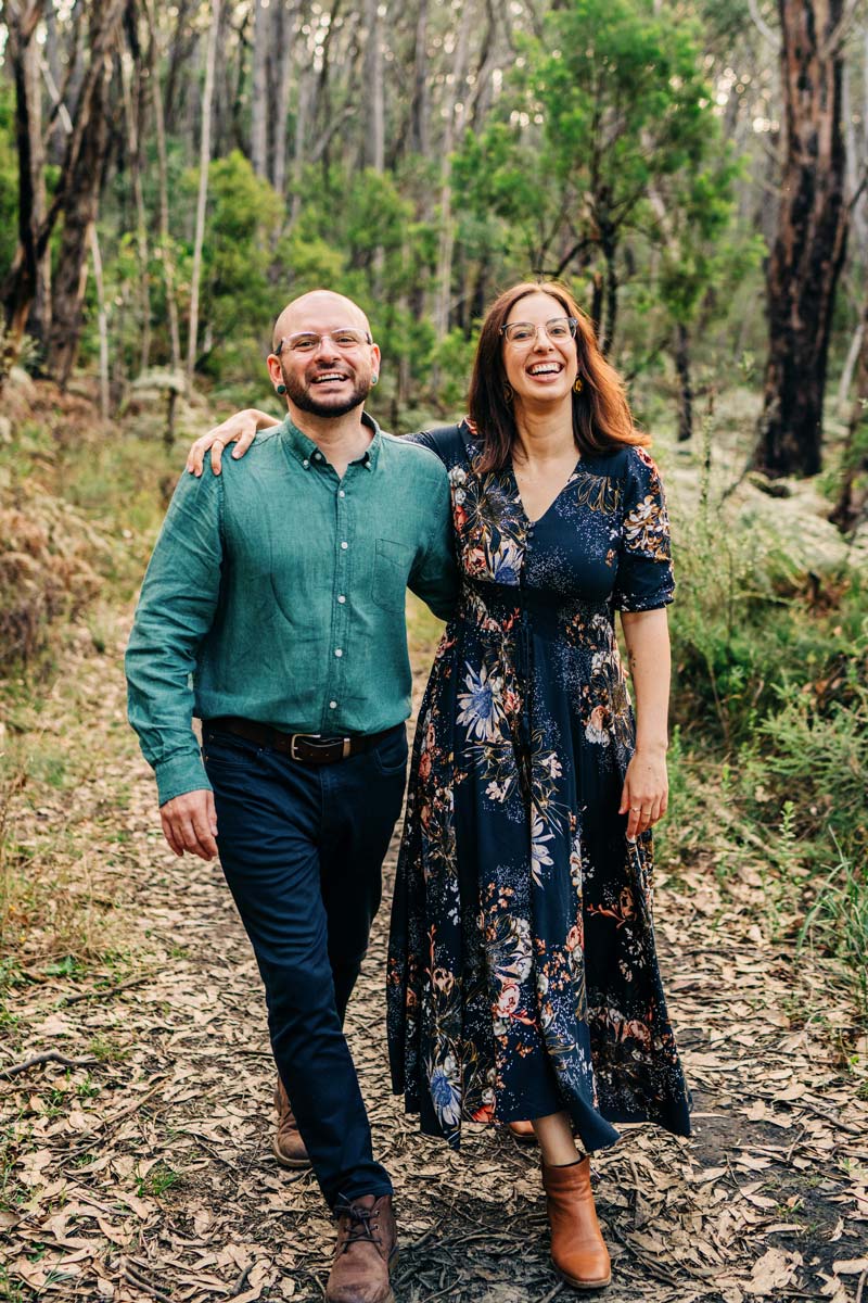 Adelaide wedding videographer Tony J Lewis with Photographer Tereza Wilson - photo by Dani Bartlett
