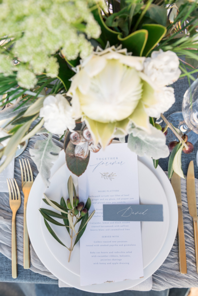 Wedding table detail from Love Cherish Adore