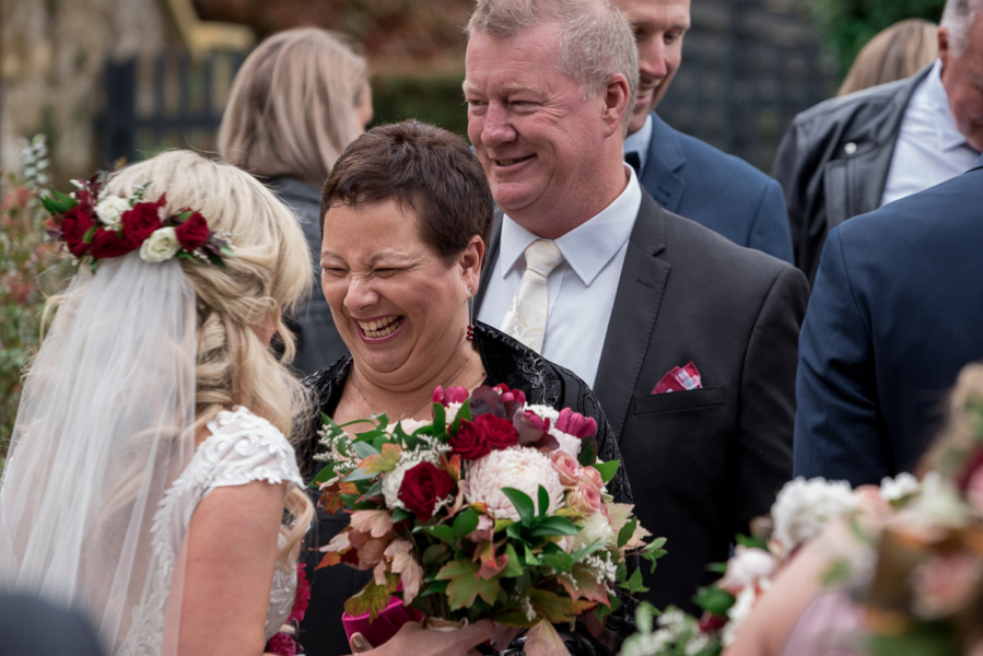 Celebrating the marriage
