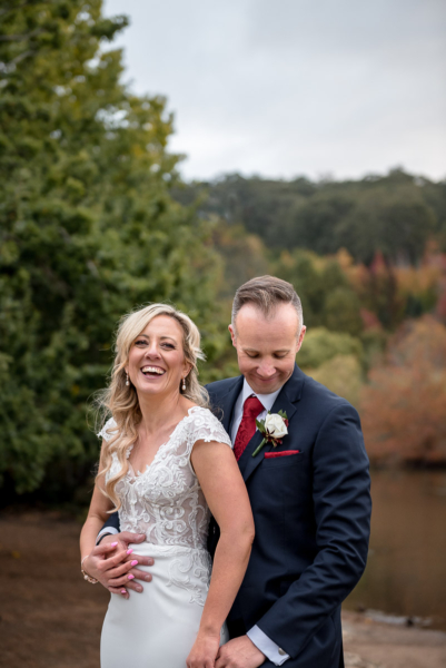 C+A candid wedding shot