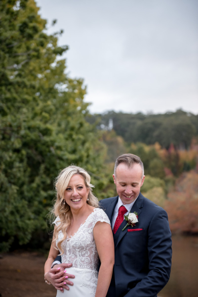 C+A candid wedding shot