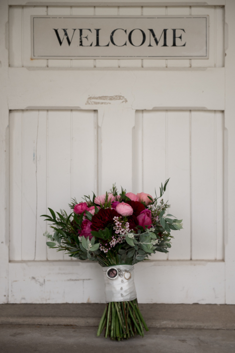 welcome sign and bridal bouquet by Adelaide Wedding Photographers Wilson & Lewis Photography