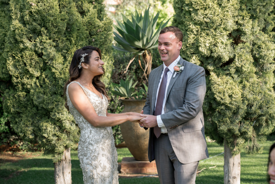 laughing couples after kiss by Adelaide elopement photographers Wilson and Lewis Photography