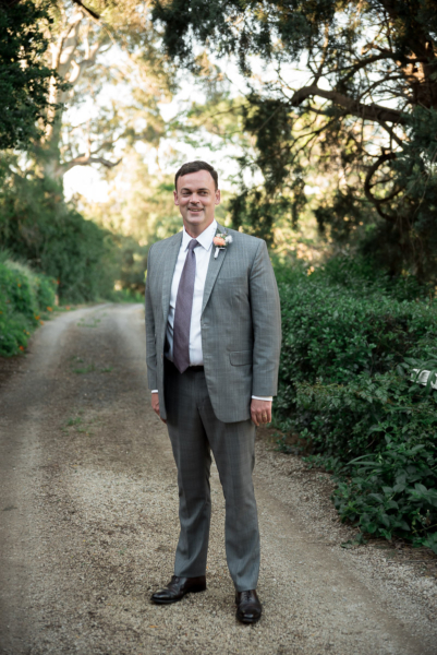 groom portrait by Adelaide elopement photographers Wilson and Lewis Photography