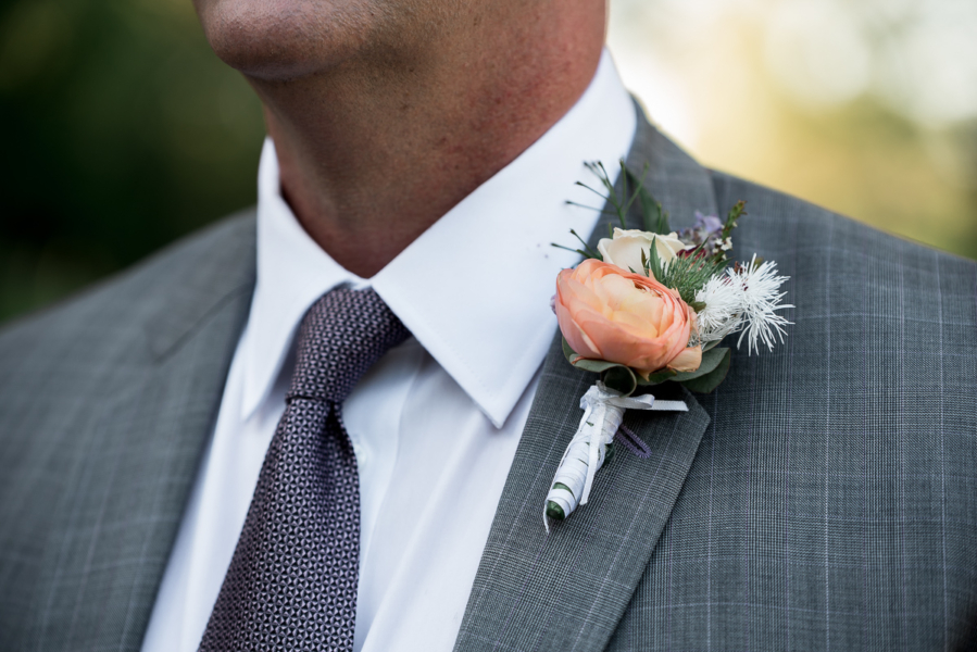 buttonhole flowers by Adelaide florist blooming bridal