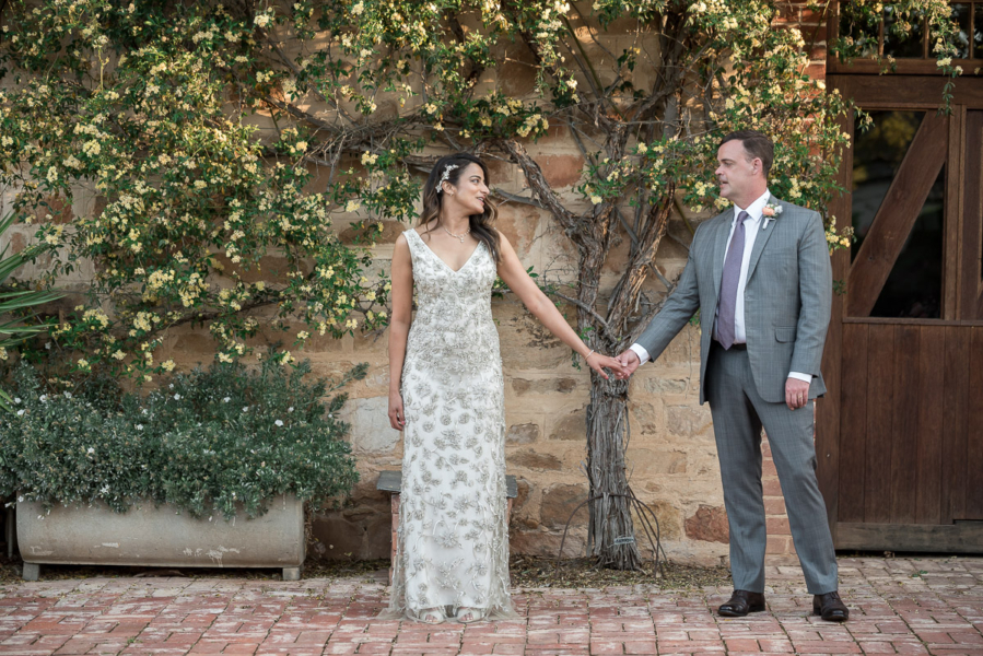 wedding portrait by Adelaide elopement photographers Wilson and Lewis Photography