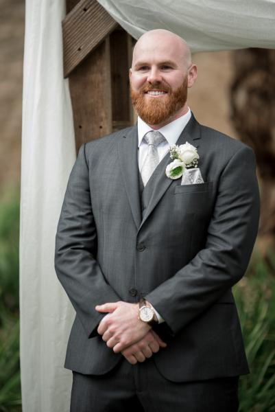 Groom awaiting his bride