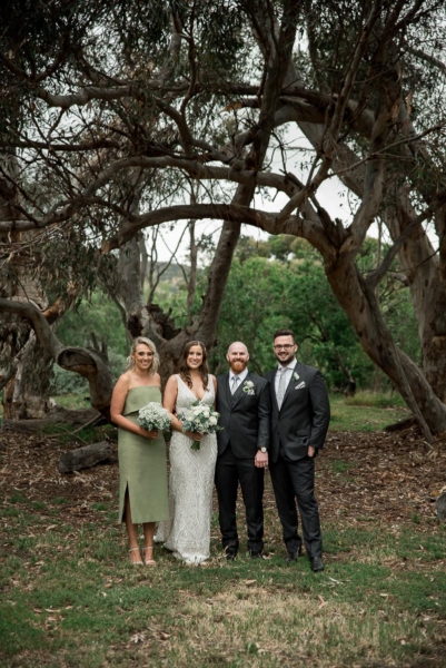 Wedding Party Portrait at Barn 1890, Sellicks Hill