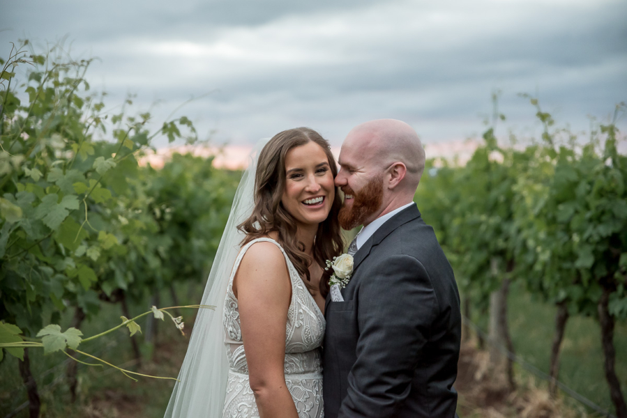 Wedding photography in the vines at barn 1890