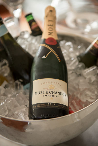 Moet resting on Ice before wedding